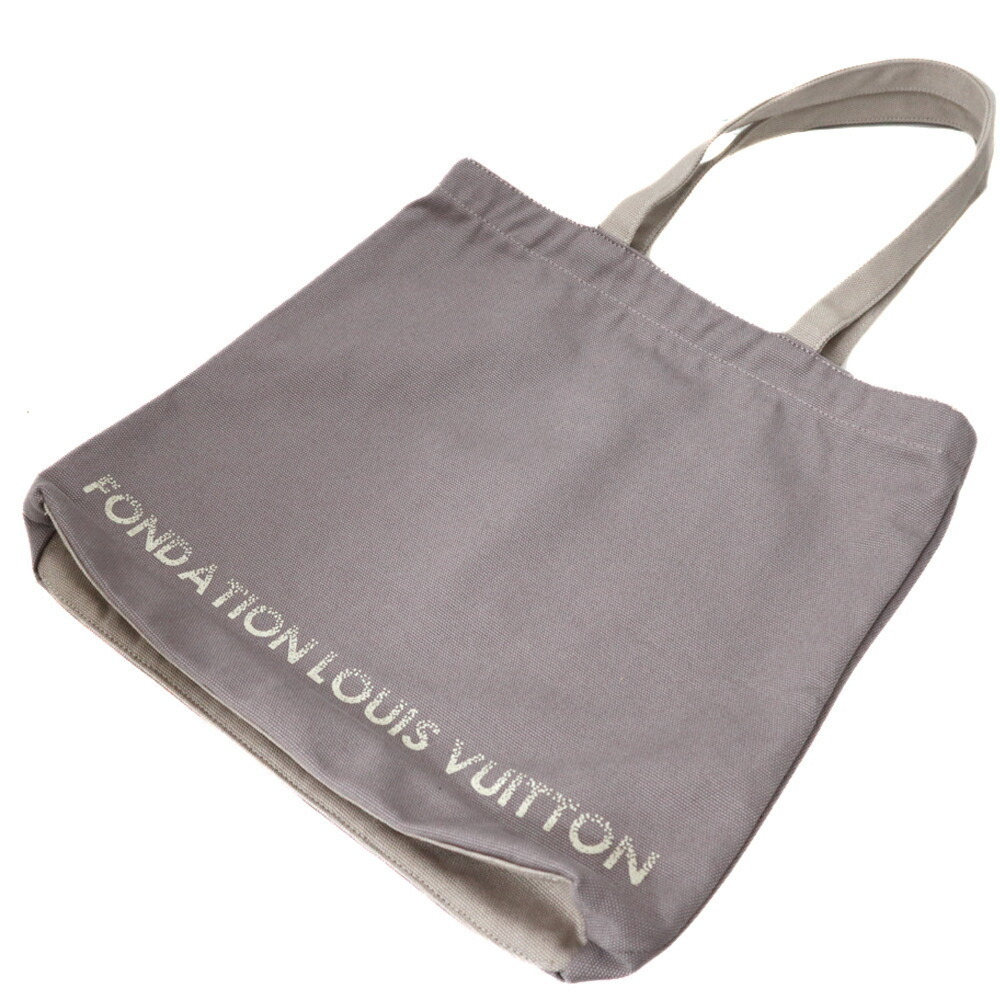LOUIS VUITTON Tote Bag Fondation Museum Limited Edition Canvas Gray